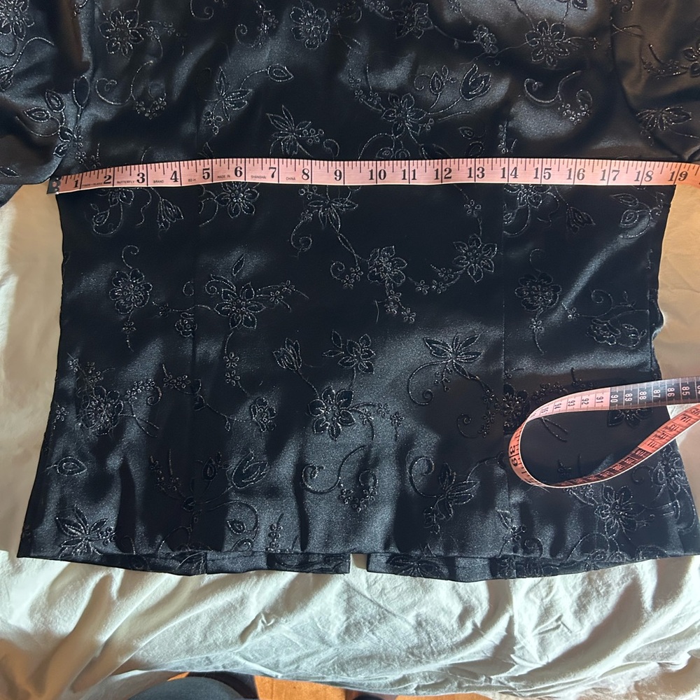 Joseph Ribkoff Black Floral pant set - Picture 9 of 15